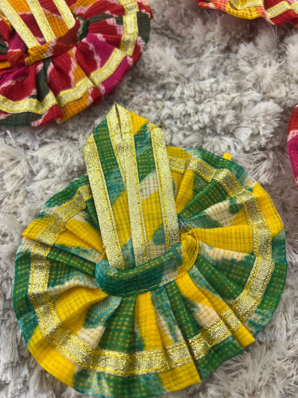 Beautiful 4 Set of Kota Doriya Thakur Ji Poshak (Size 0-1)
