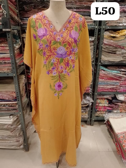 Yellow Woolen Kaftan