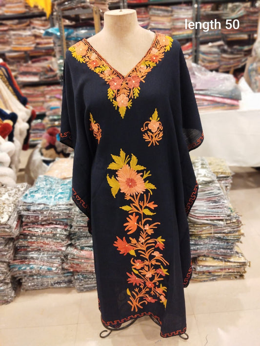 Black Woolen Kaftan