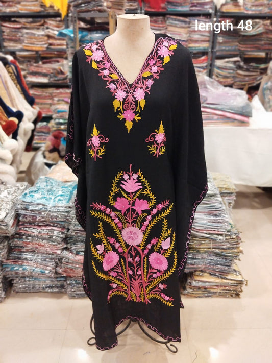 Black Woolen Kaftan