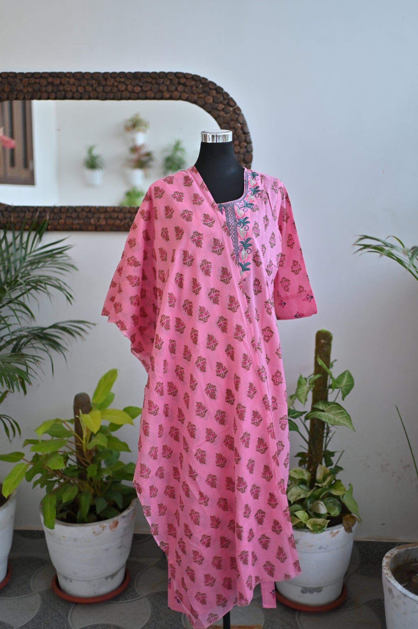 Pink Cotton Suit