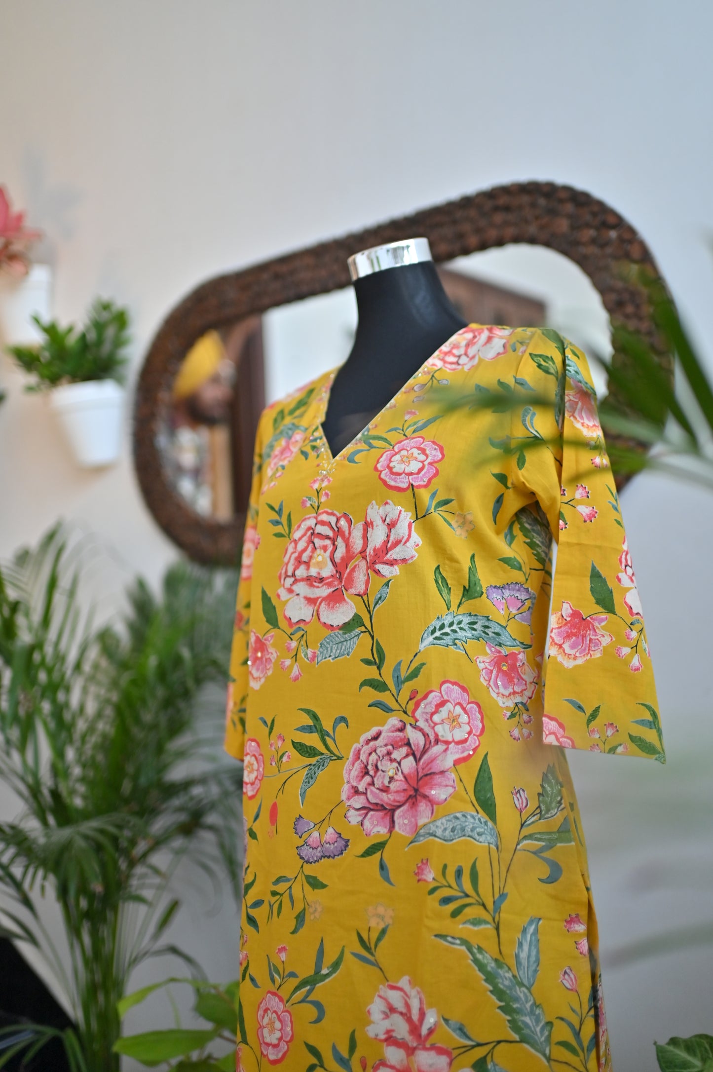 Yellow Cotton Suit