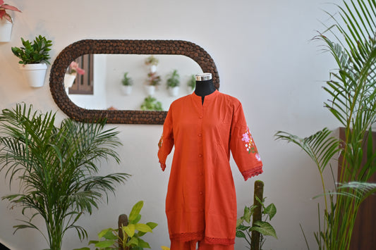Designer Cotton Co-Ord Set