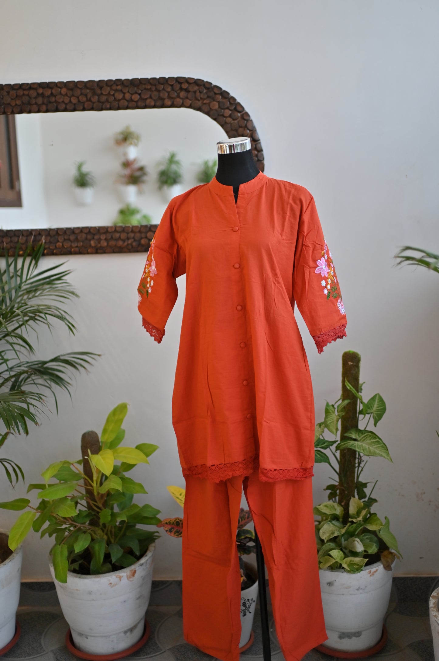 Designer Cotton Co-Ord Set