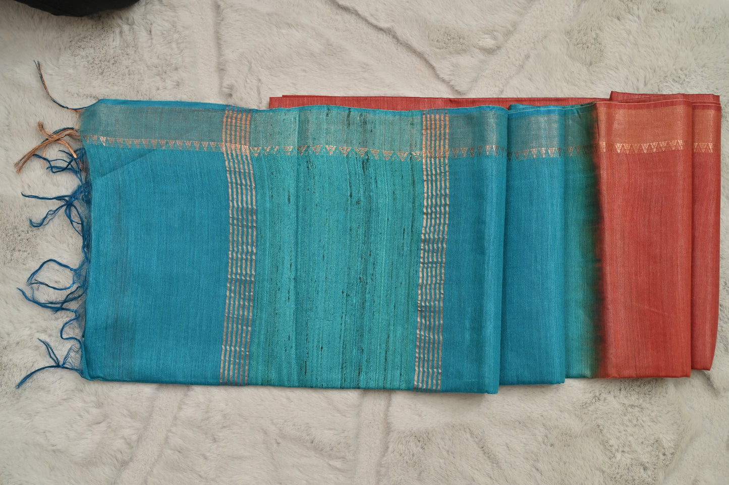 Beautiful Tussur Silk Saree