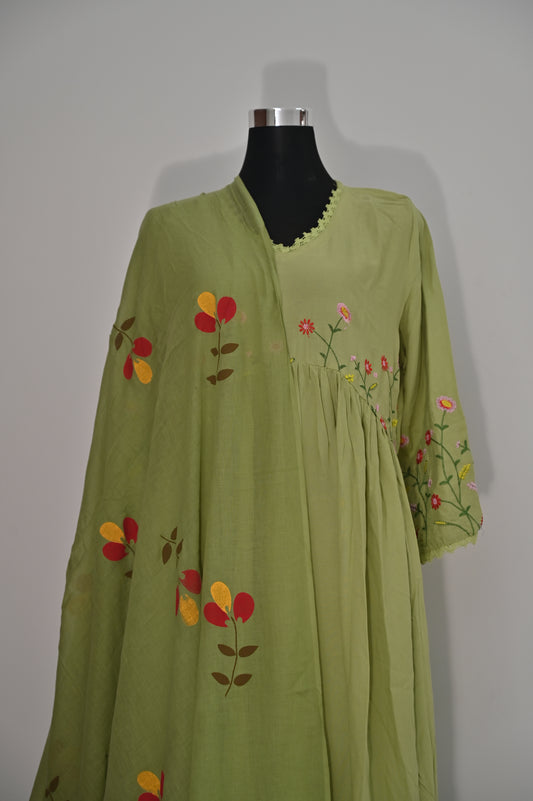 Cotton Anarkali Suit