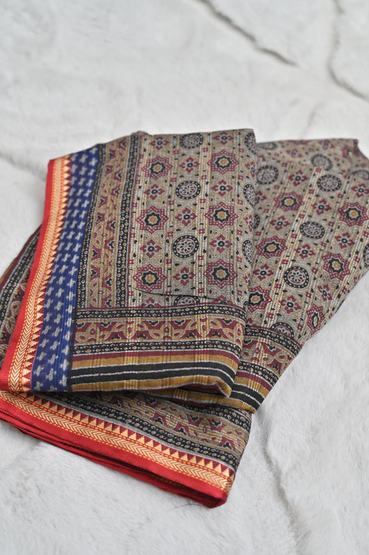 Pure Cotton Printed Saree