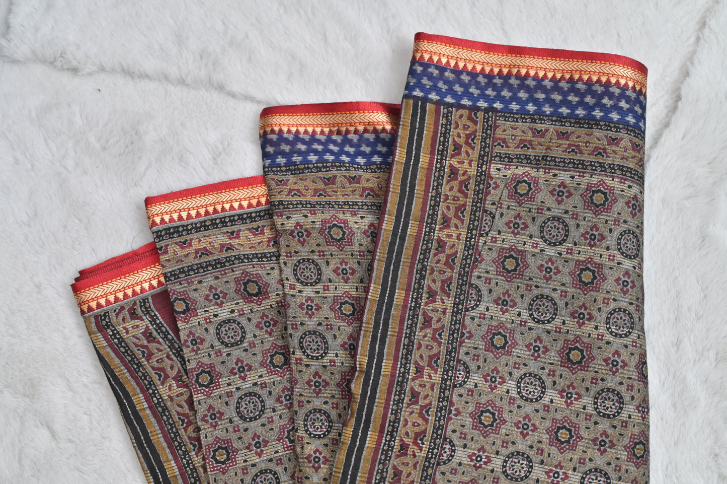 Pure Cotton Printed Saree