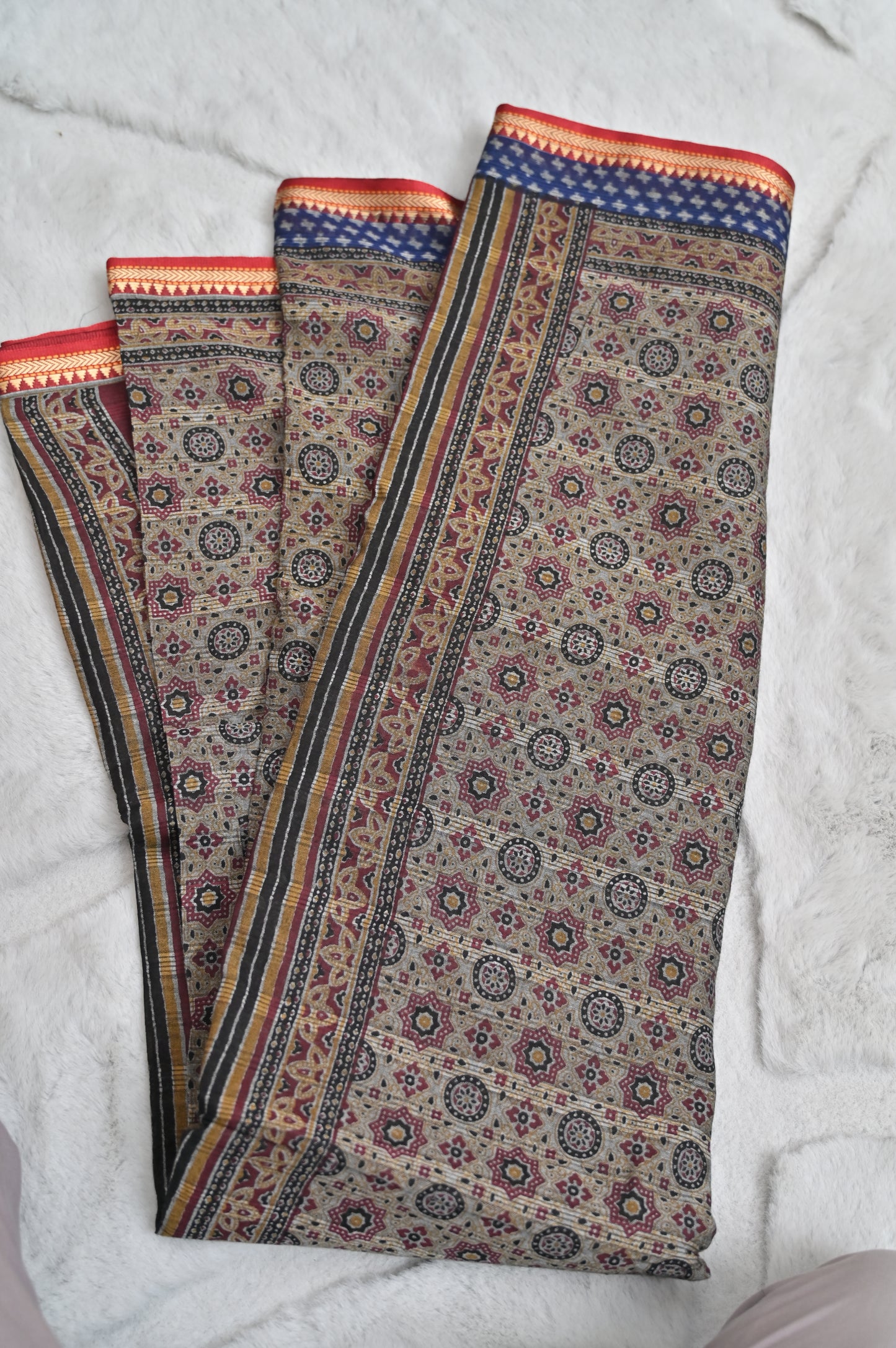 Pure Cotton Printed Saree