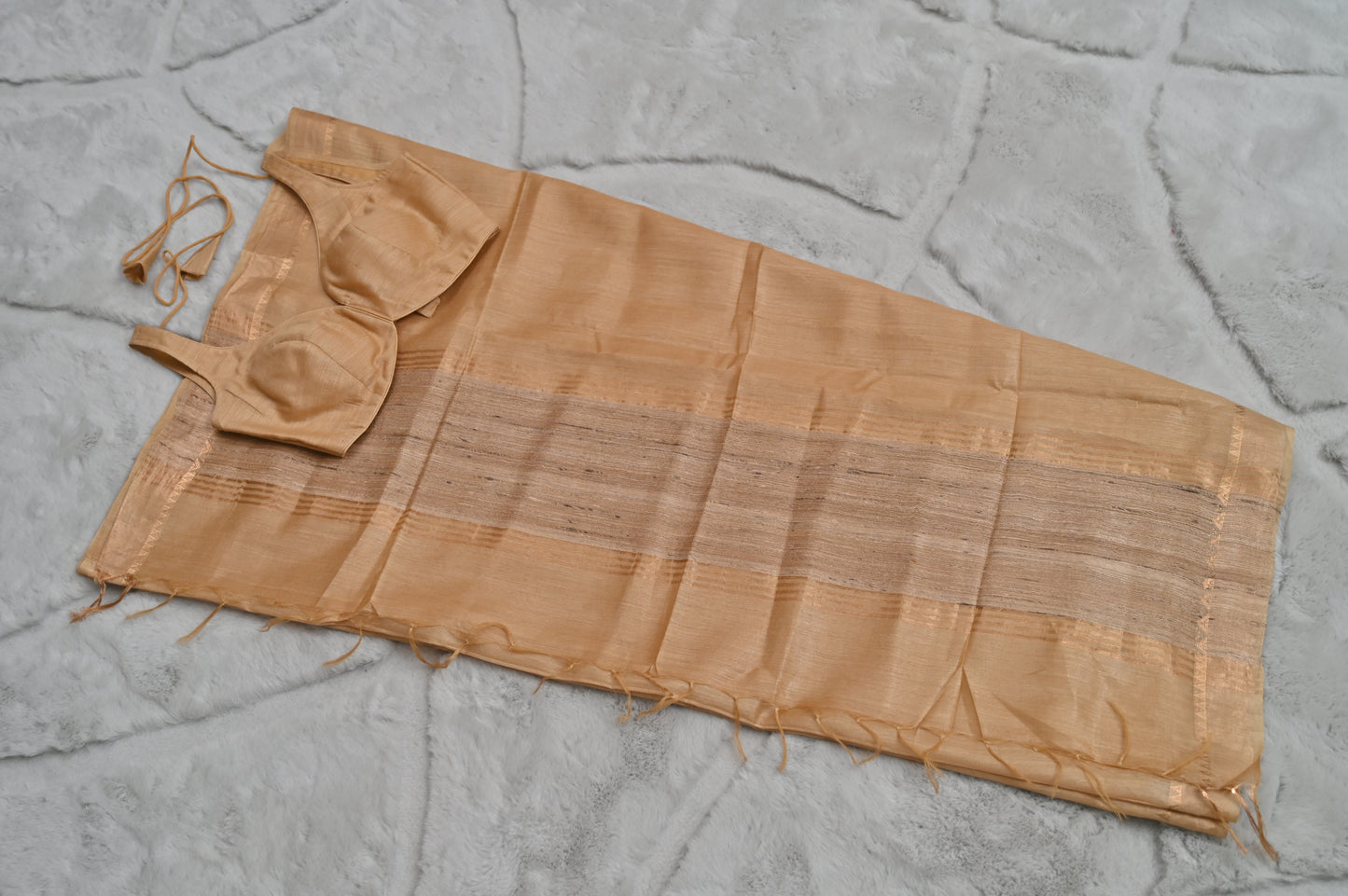 Pure Tussur Silk Saree