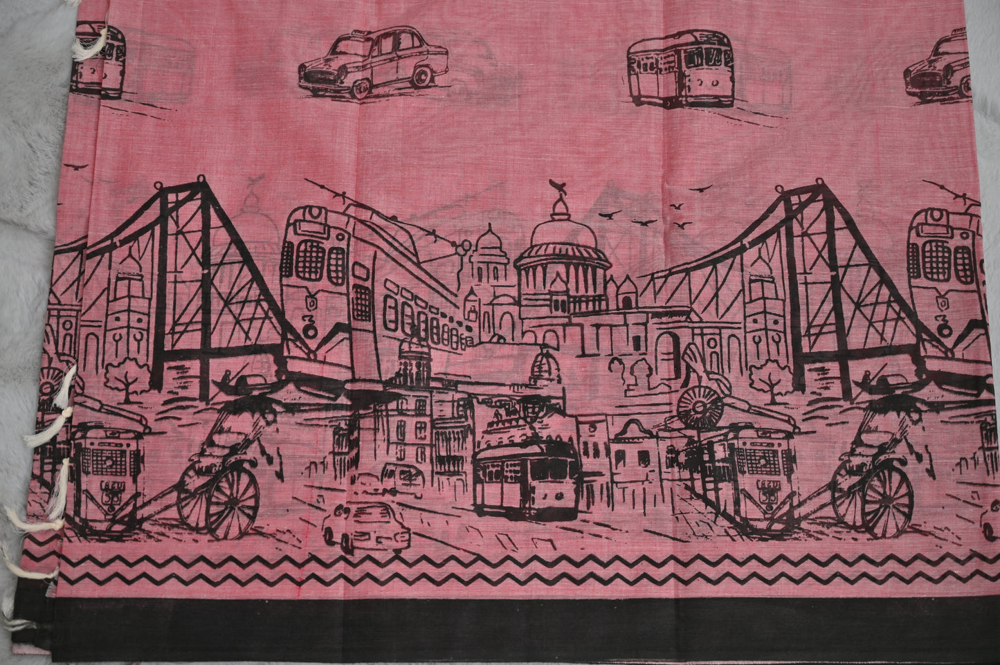 Soft Cotton Bengal Handloom Saree
