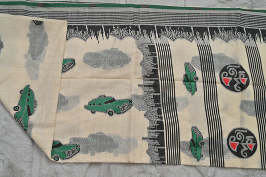 Soft Cotton Bengal Handloom Saree