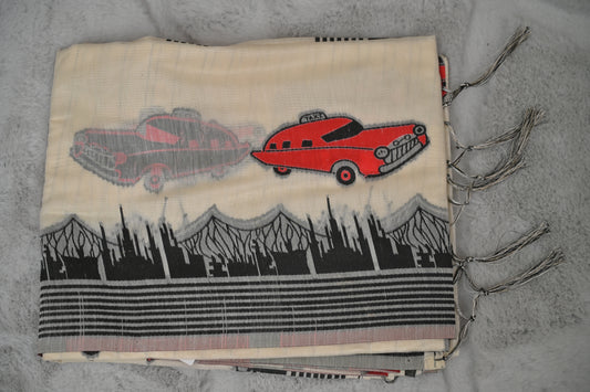 Soft Cotton Bengal Handloom Saree