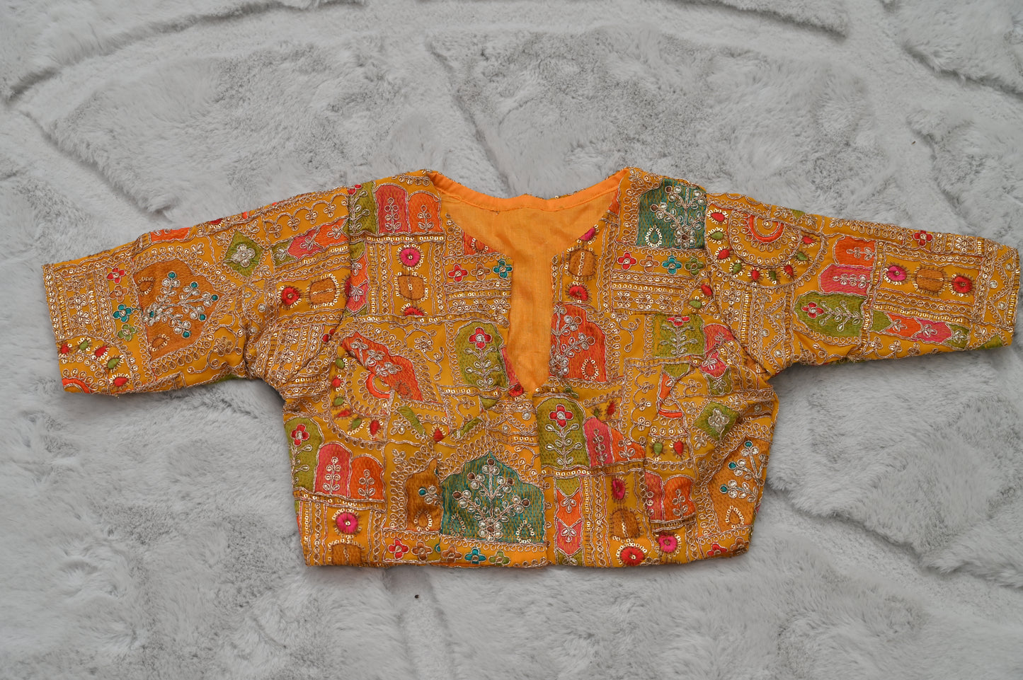 Yellow Designer Blouse