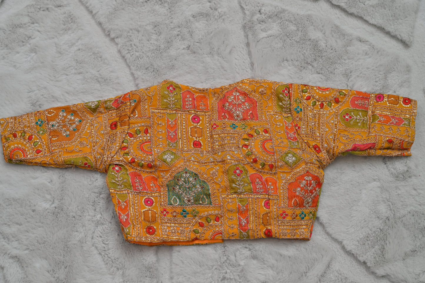 Yellow Designer Blouse