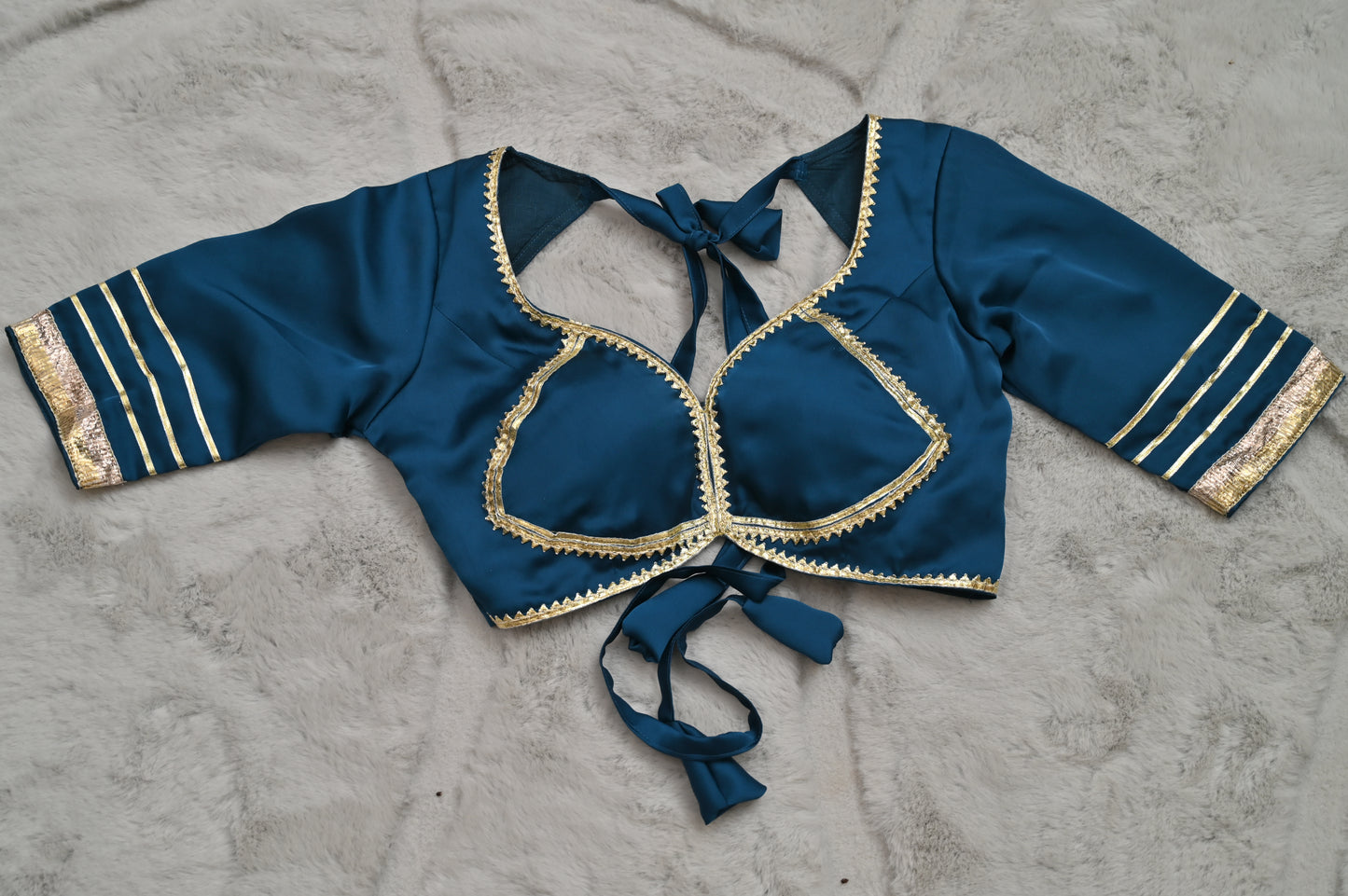 Royal Blue Designer Blouse
