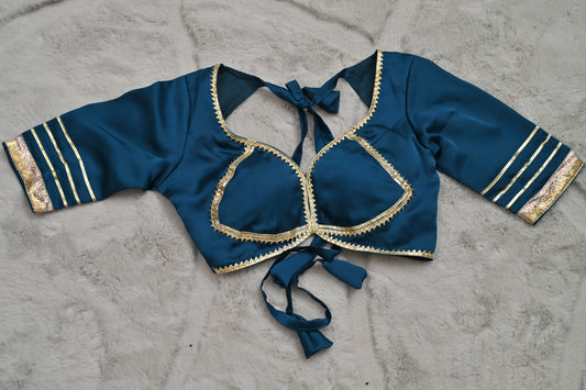 Royal Blue Designer Blouse