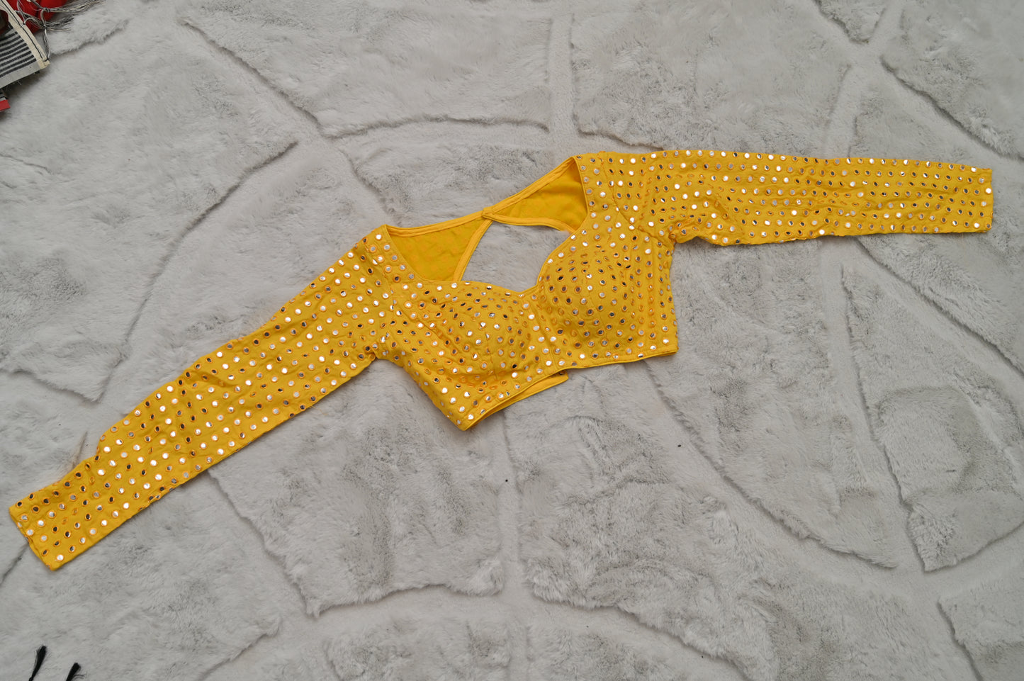 Yellow Designer Blouse
