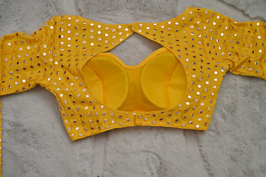 Yellow Designer Blouse