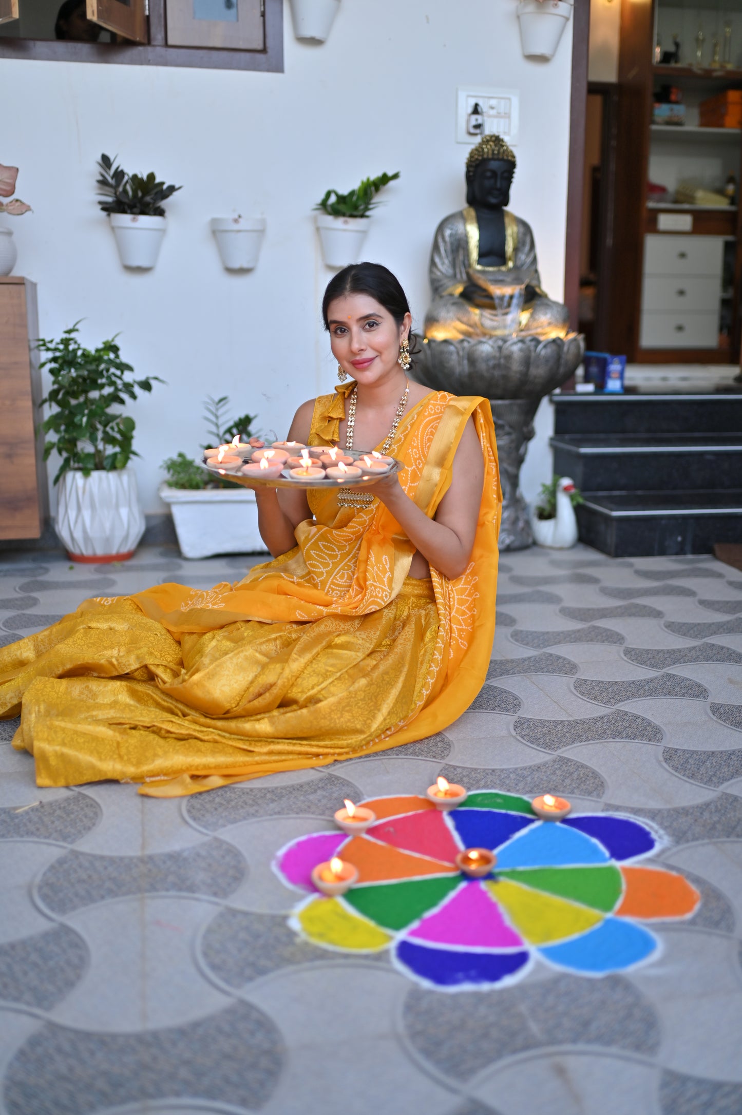 Pure Banarasi Silk Lehanga-Saree Drape