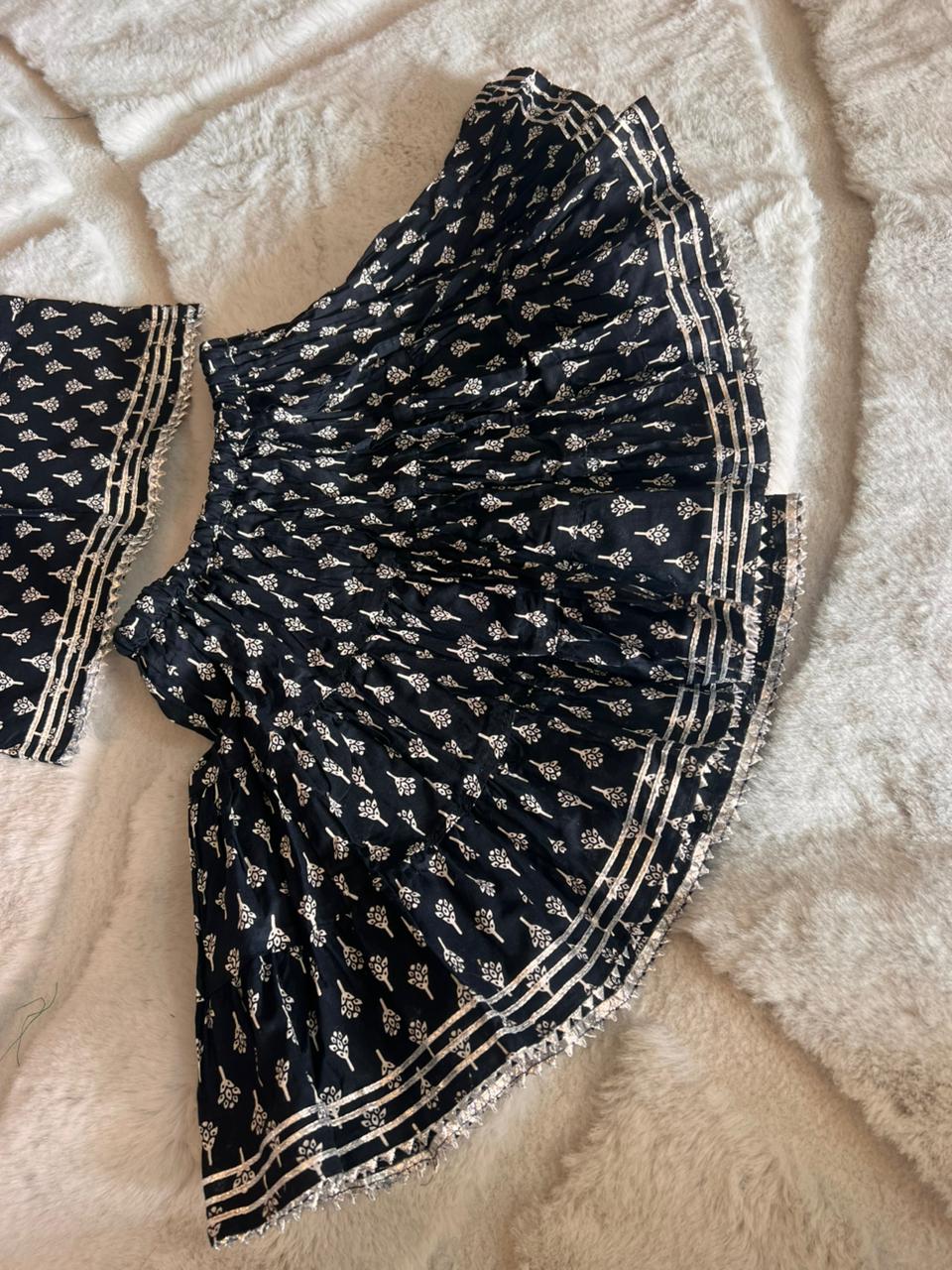 Beautiful Black Co-Ord Set (9-12 Months)