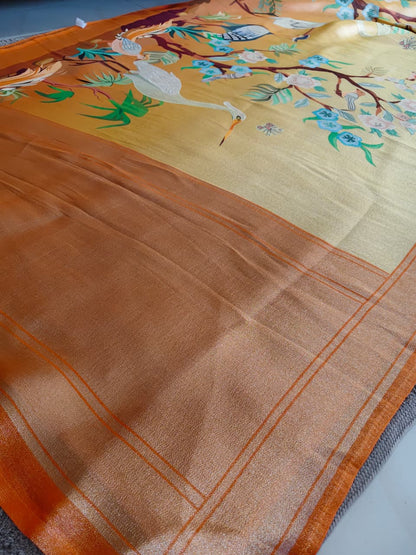 Beautiful Cosmos Saree with Blouse Piece
