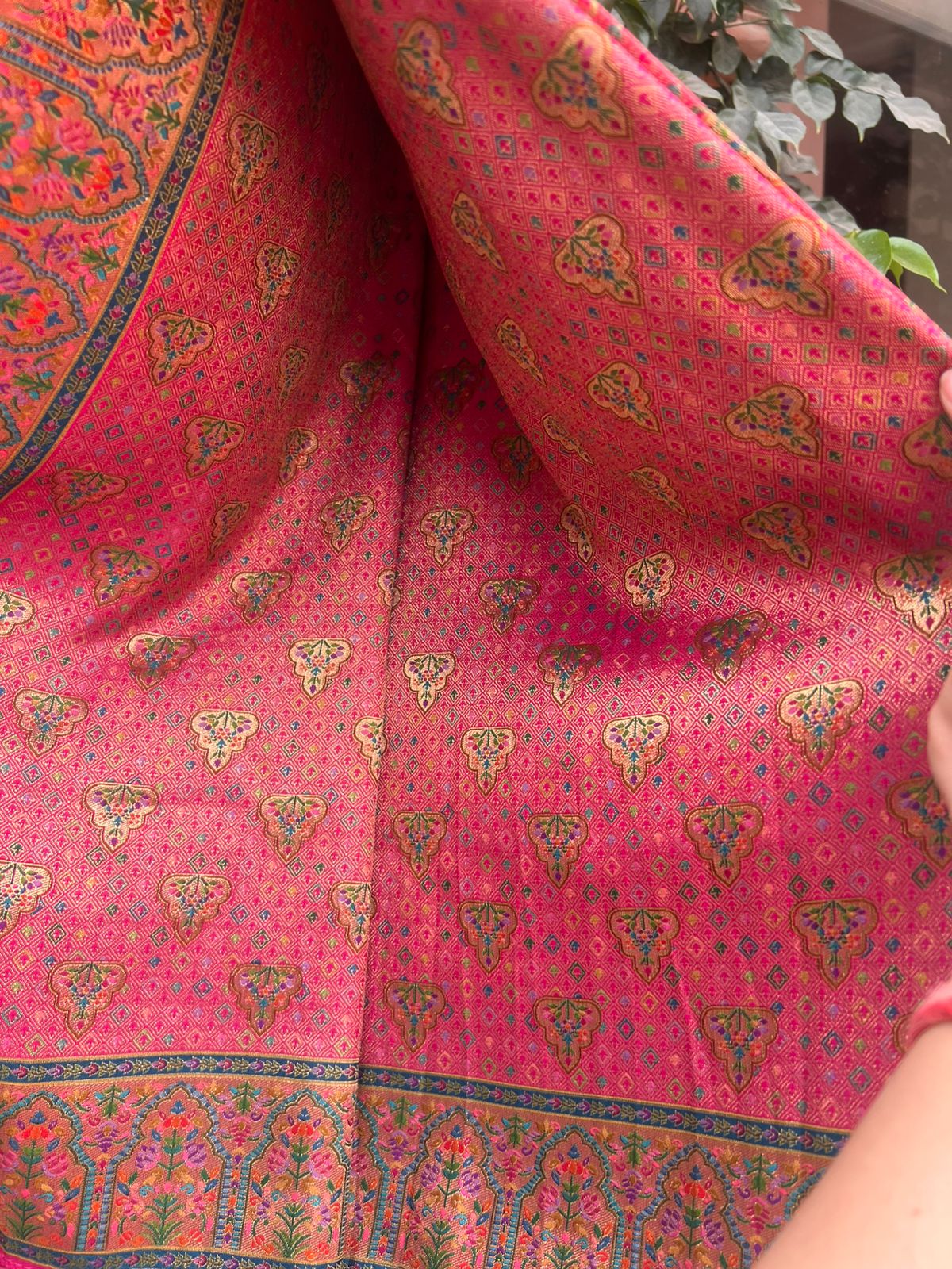 Pink Cosmos Designer Saree