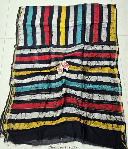 Beautiful Chanderi Silk Pattern Saree