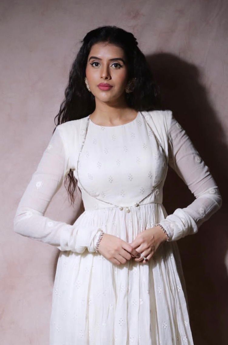Beautiful Malmal Anarkali Suit (Small)