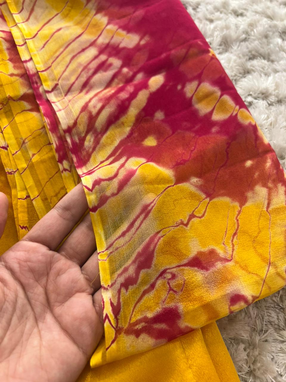 Stitched Designer Poshak with Pure Odhna