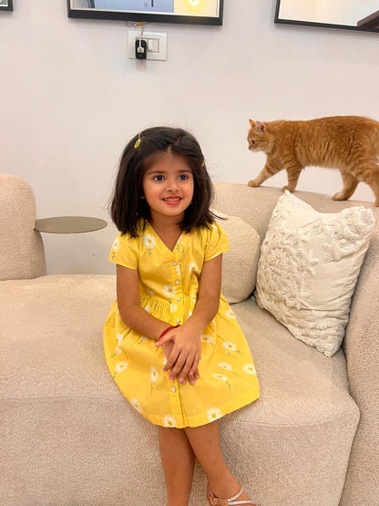 Cotton Summer Dress for Kid (4-5 Year)