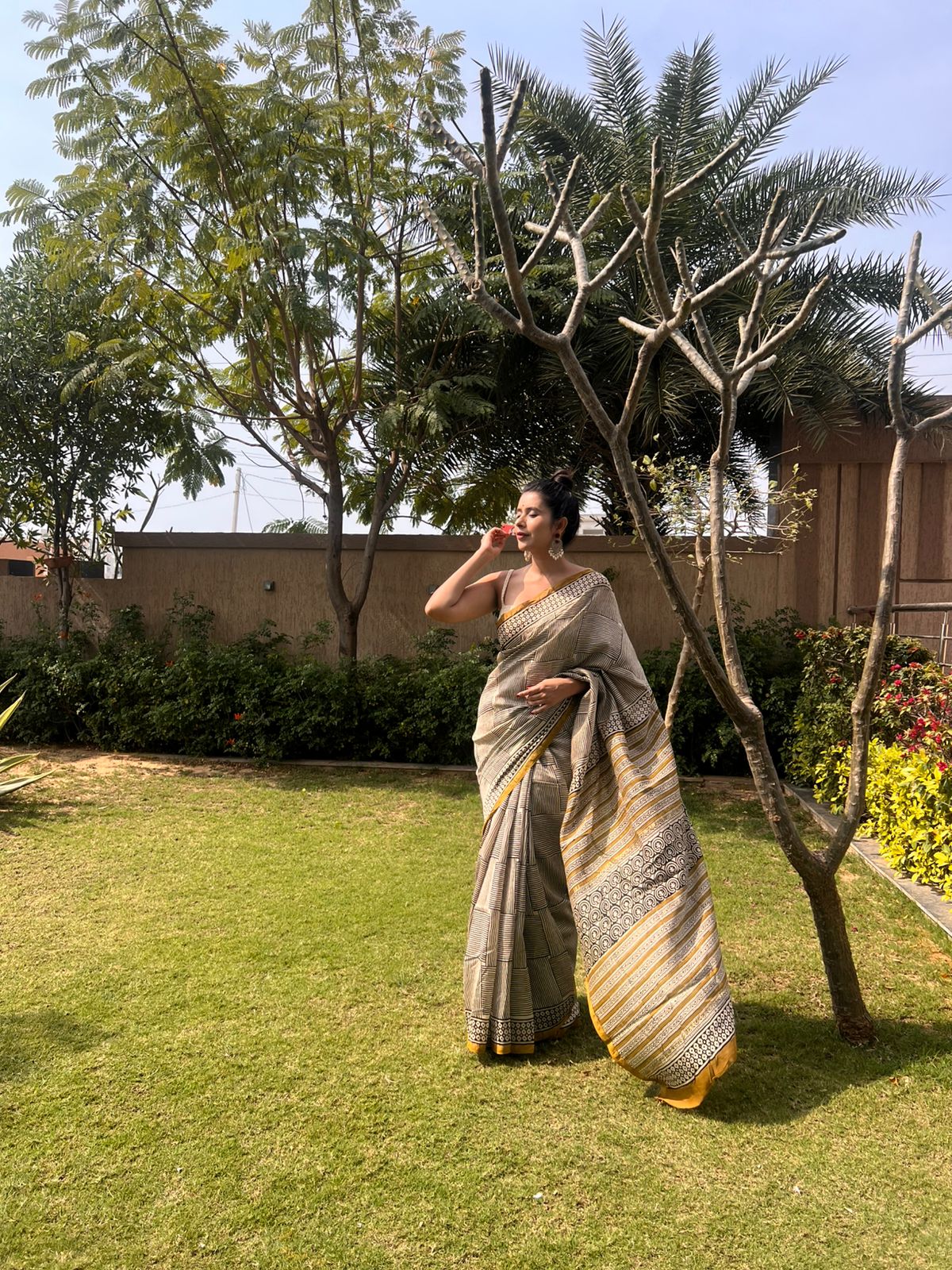 Beautiful Chanderi Silk Saree