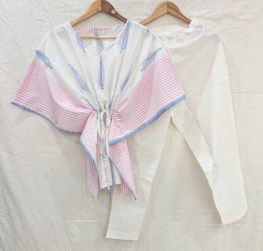 Beautiful Pure Cotton Kaftan Set