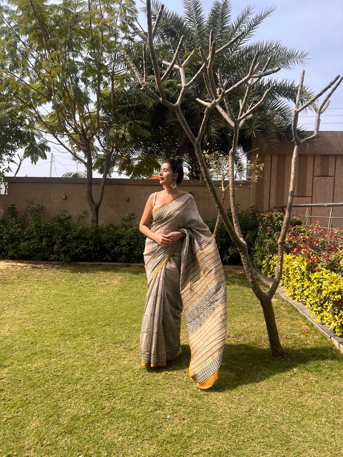 Beautiful Chanderi Silk Saree