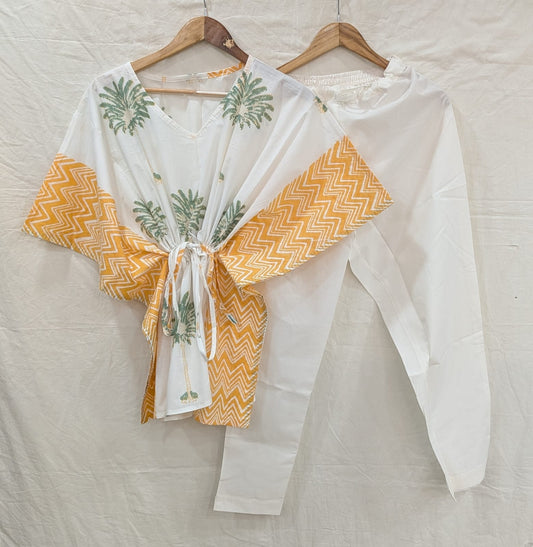 Beautiful Pure Cotton Kaftan Set