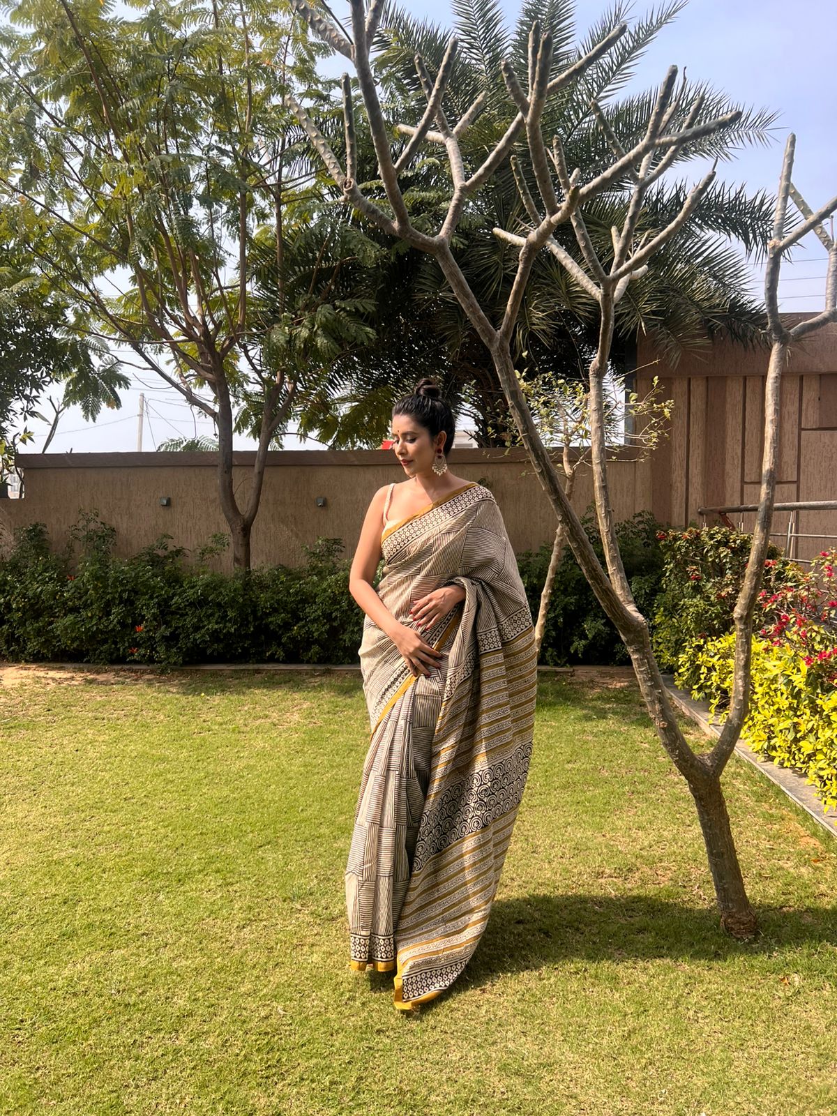 Beautiful Chanderi Silk Saree