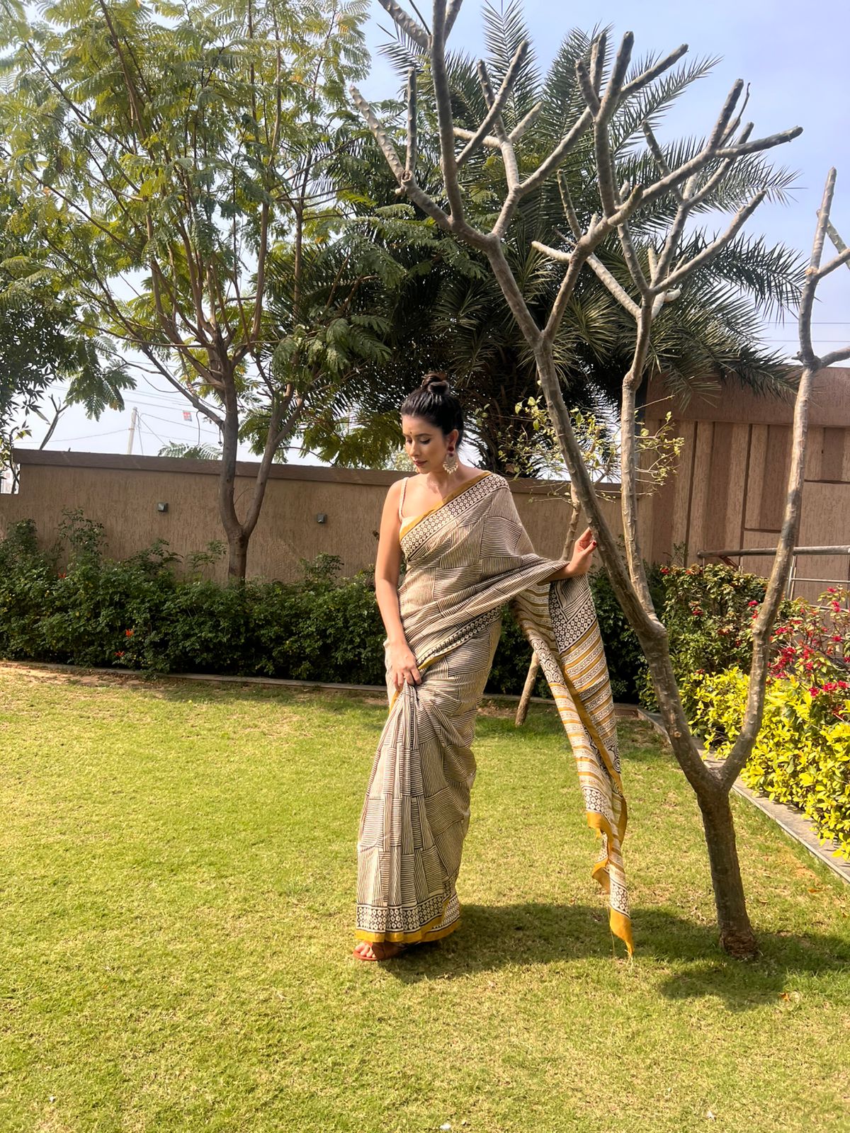 Beautiful Chanderi Silk Saree