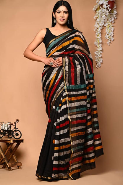Beautiful Chanderi Silk Pattern Saree