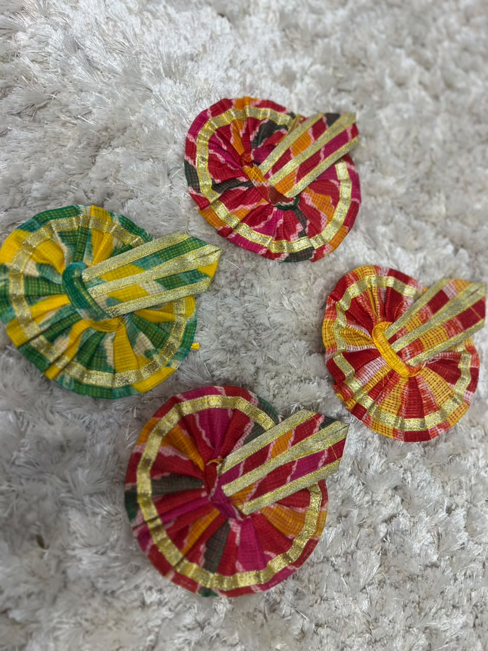Beautiful 4 Set of Kota Doriya Thakur Ji Poshak (Size 0-1)
