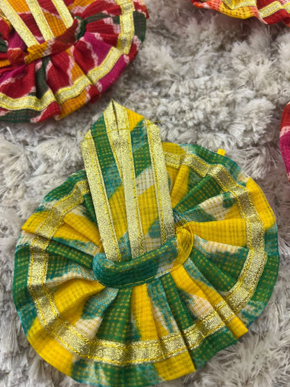 Beautiful 4 Set of Kota Doriya Thakur Ji Poshak (Size 0-1)