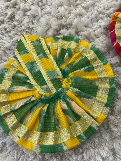Beautiful 2 Set of Kota Doriya Thakur Ji Poshak (Size 2-3)