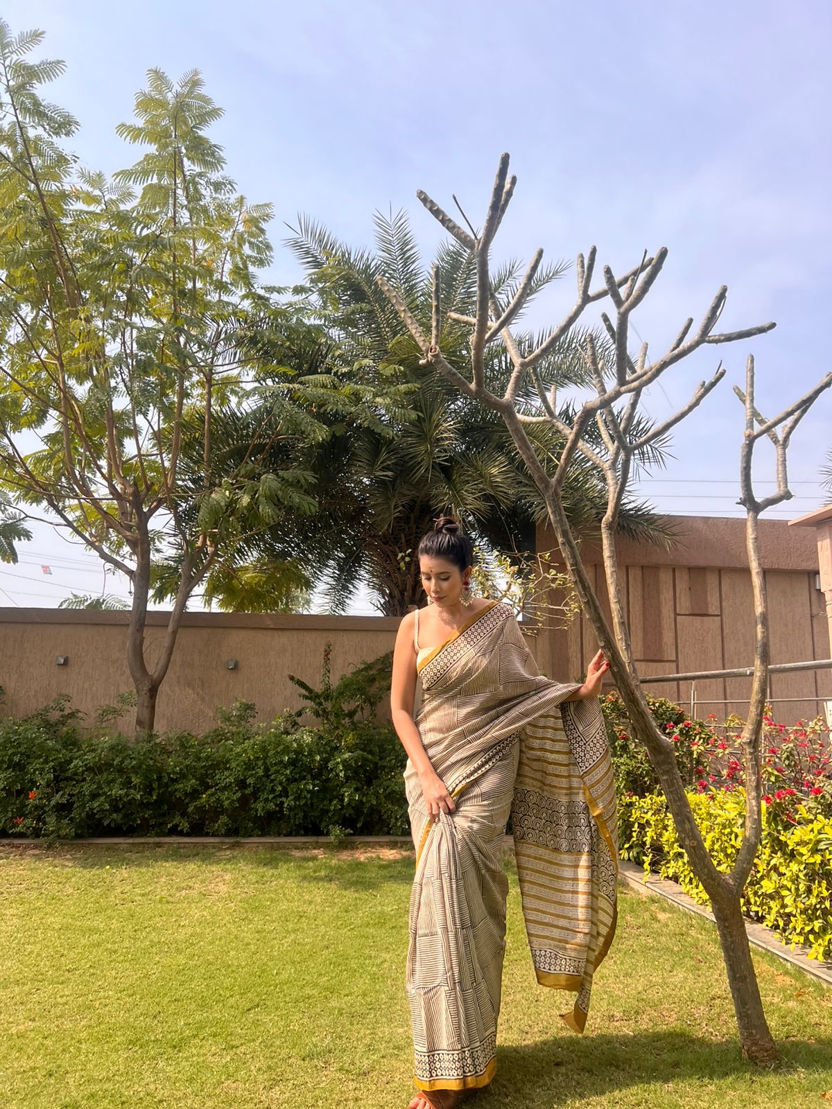 Beautiful Chanderi Silk Saree