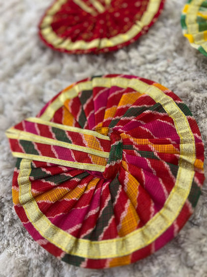 Beautiful 4 Set of Kota Doriya Thakur Ji Poshak (Size 4)