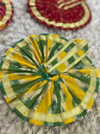 Beautiful 4 Set of Kota Doriya Thakur Ji Poshak (Size 4)