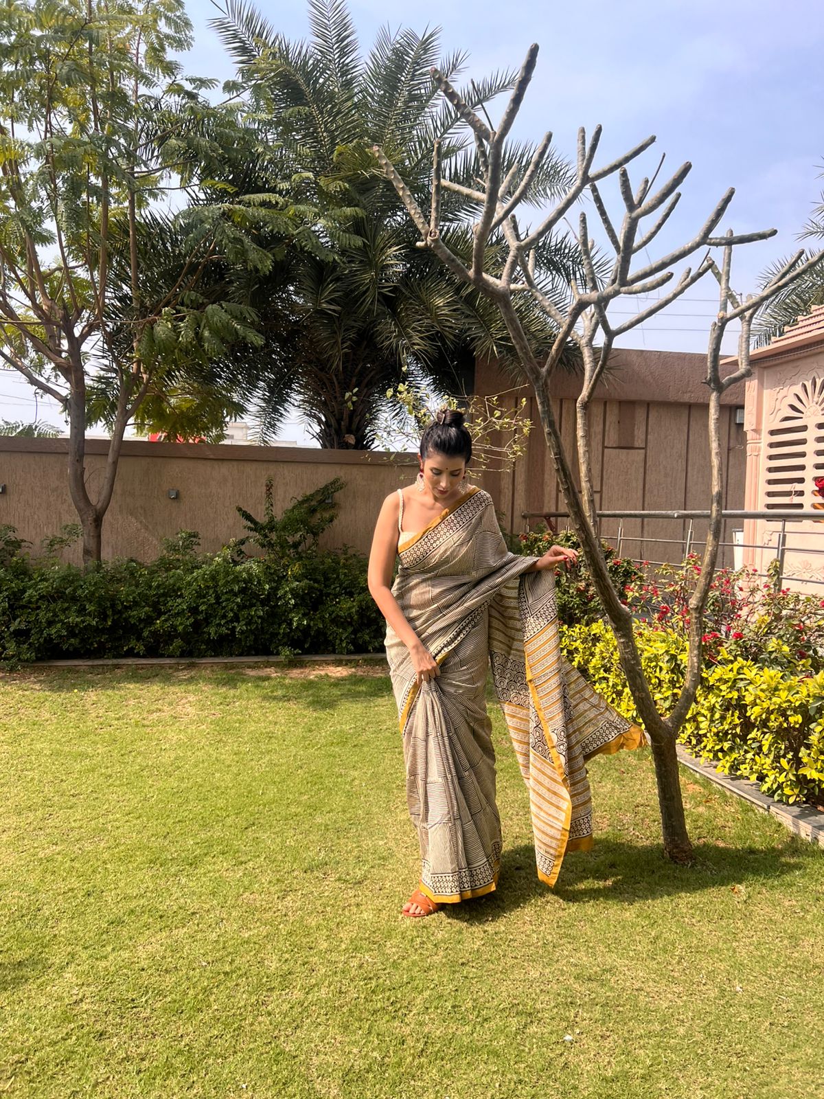 Beautiful Chanderi Silk Saree