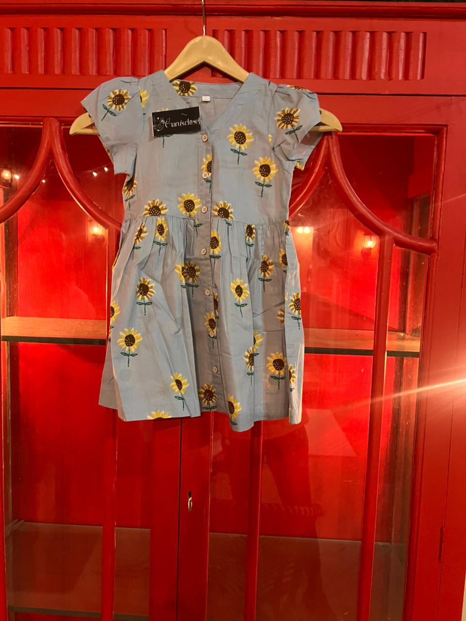 Cotton Summer Dress for Kid (4-5 Year)