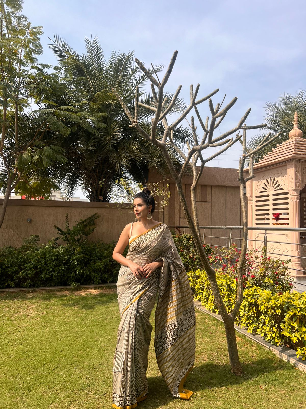 Beautiful Chanderi Silk Saree