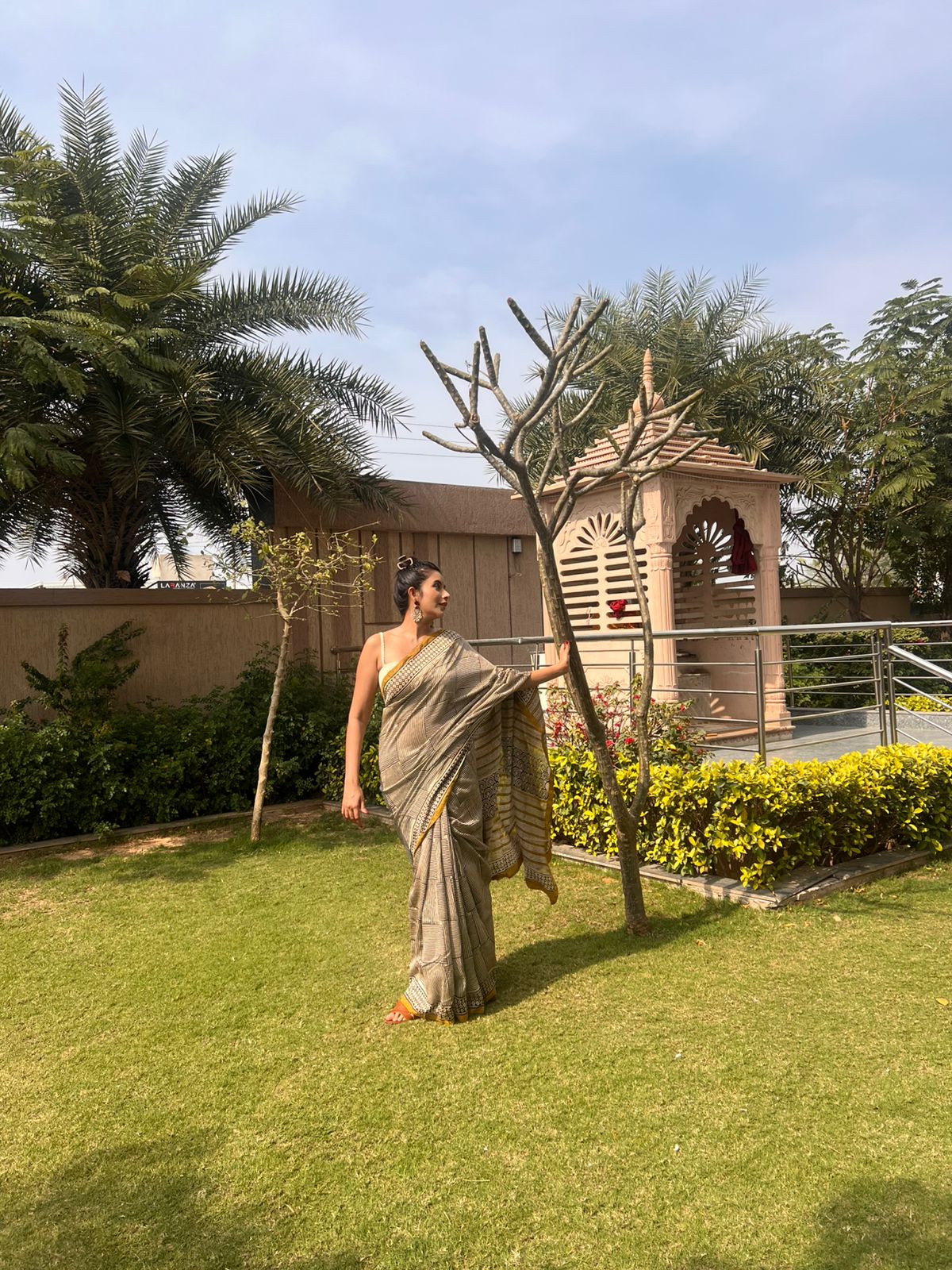 Beautiful Chanderi Silk Saree