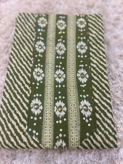 Designer Lahariya Print Suits with Beautiful Malmal Dupatta (Unstitched)