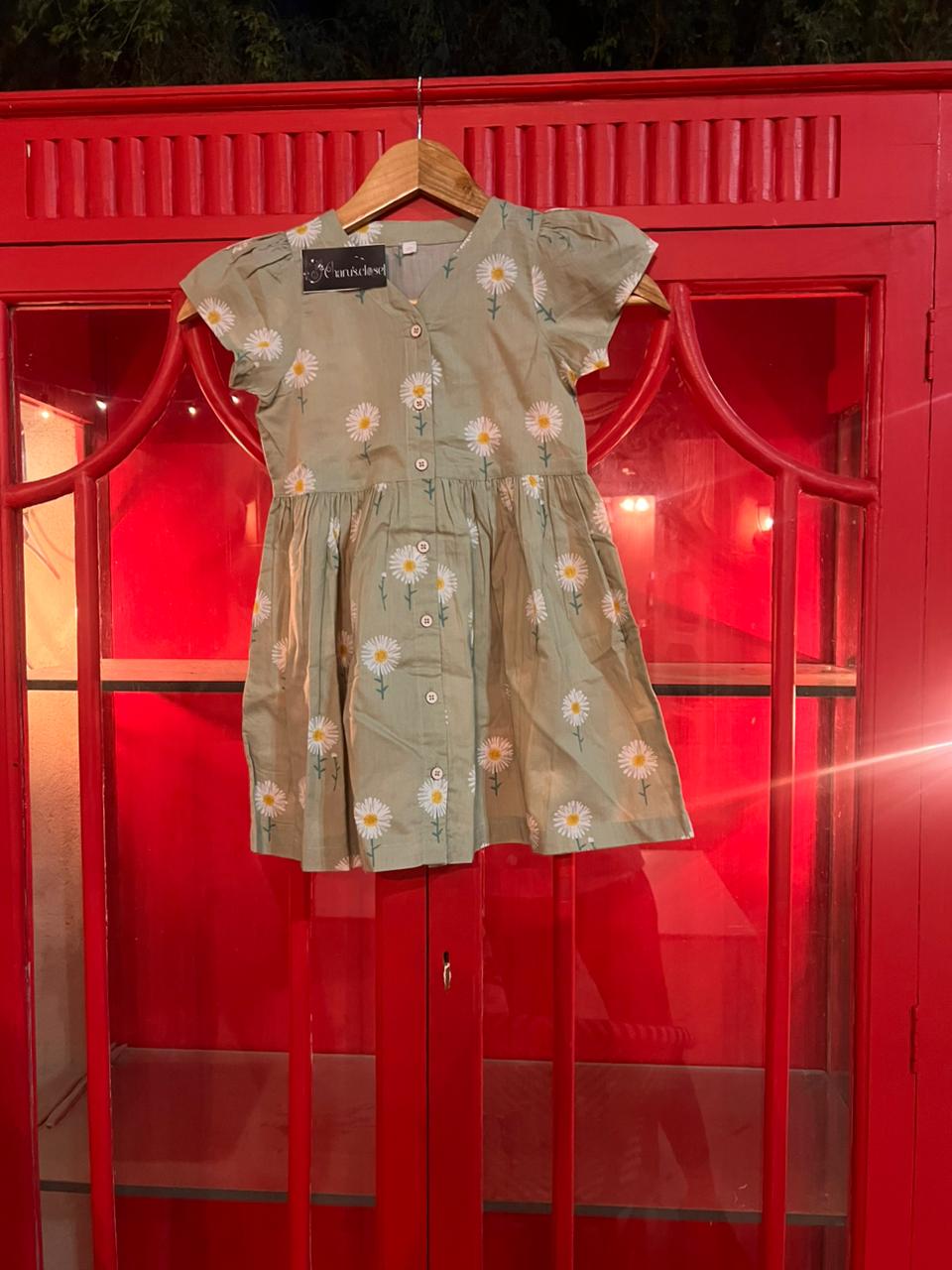 Cotton Summer Dress for Kid (4-5 Year)